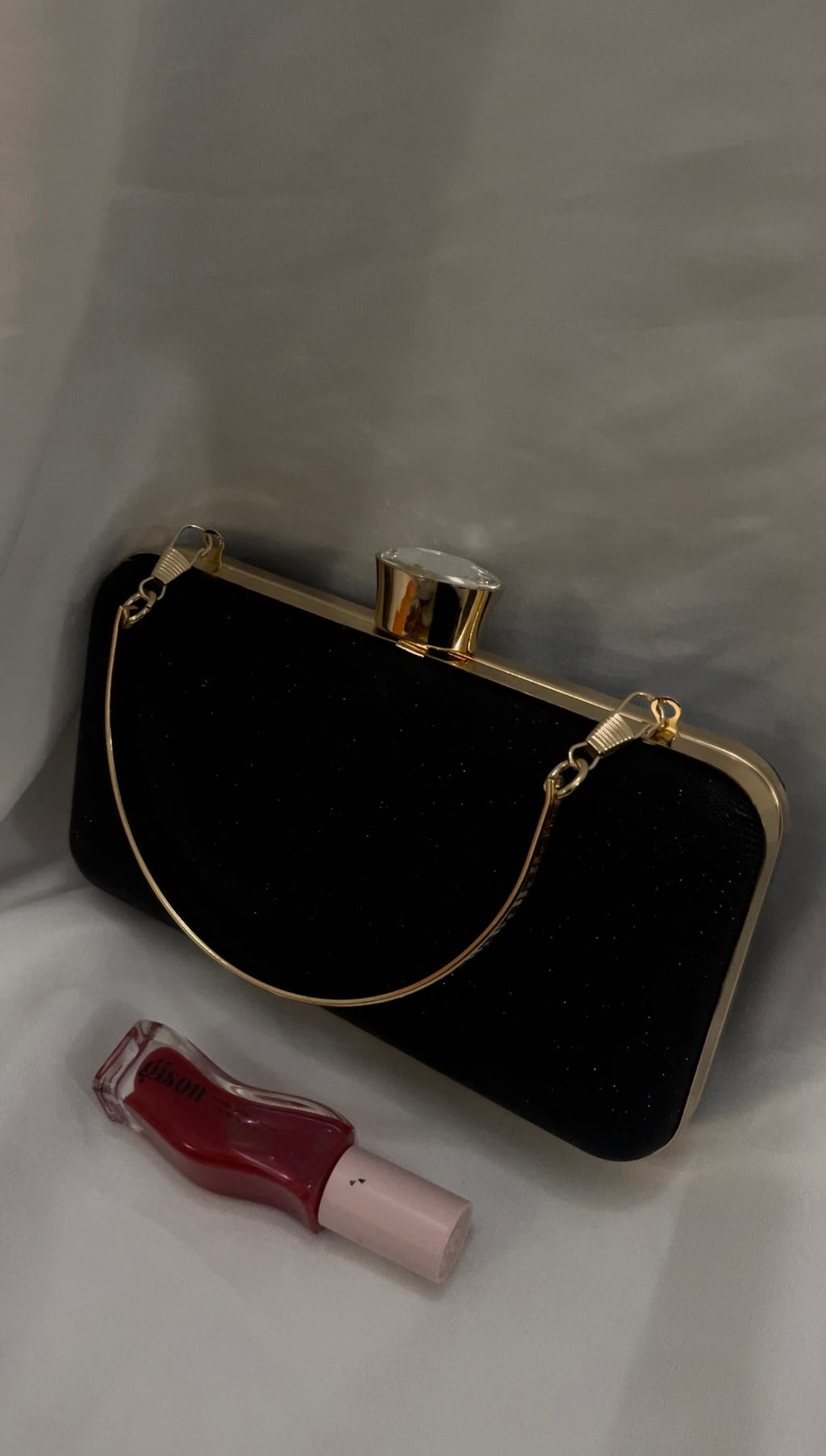 Gleam lux clutch (Black)