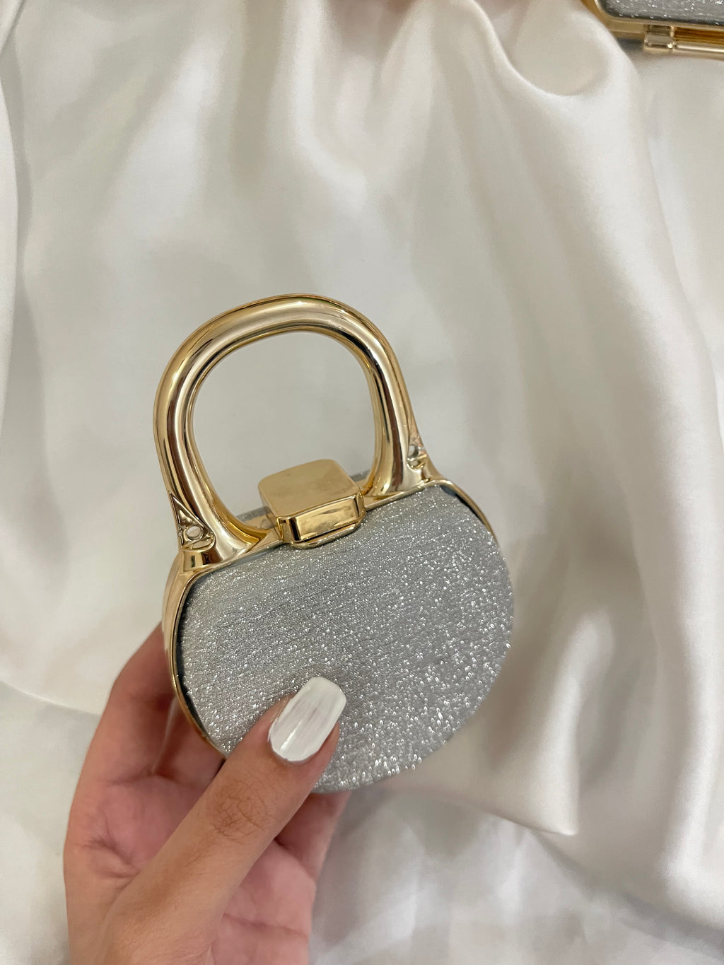 U shaped mini silver