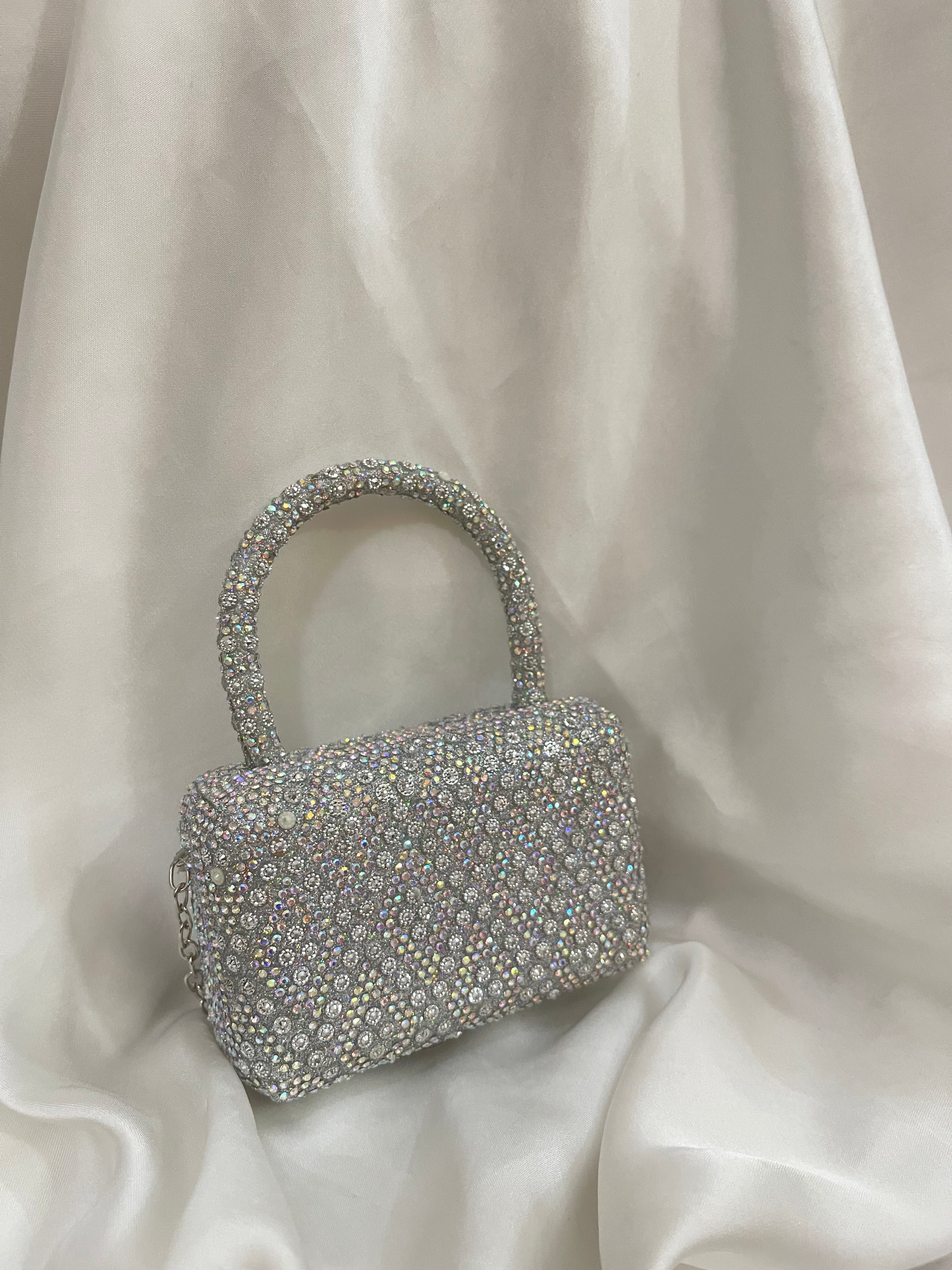 Mini silver bag