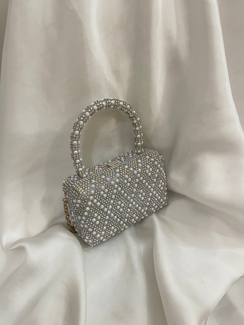 Mini silver bag