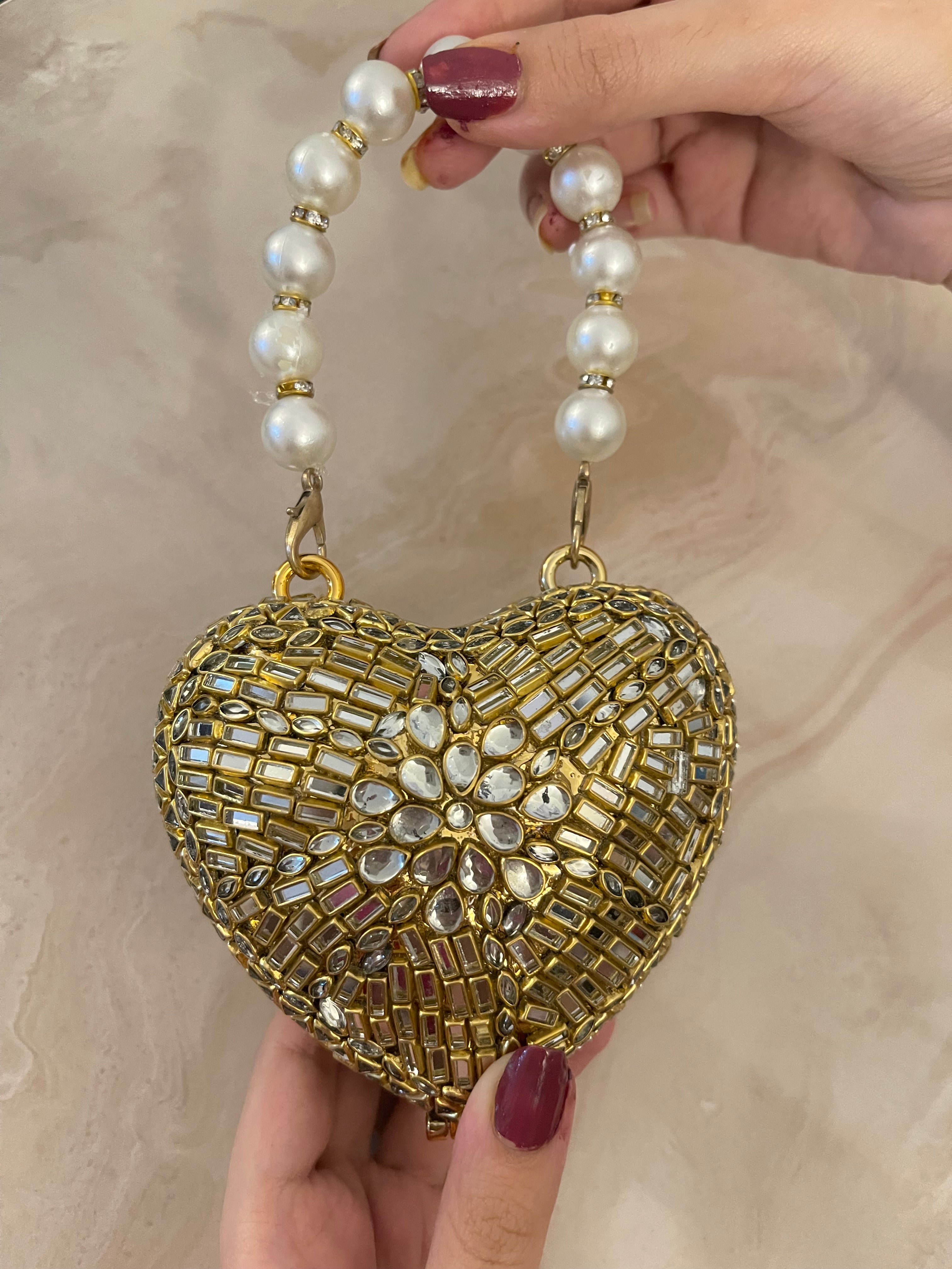 Kundan Onyx Bag
