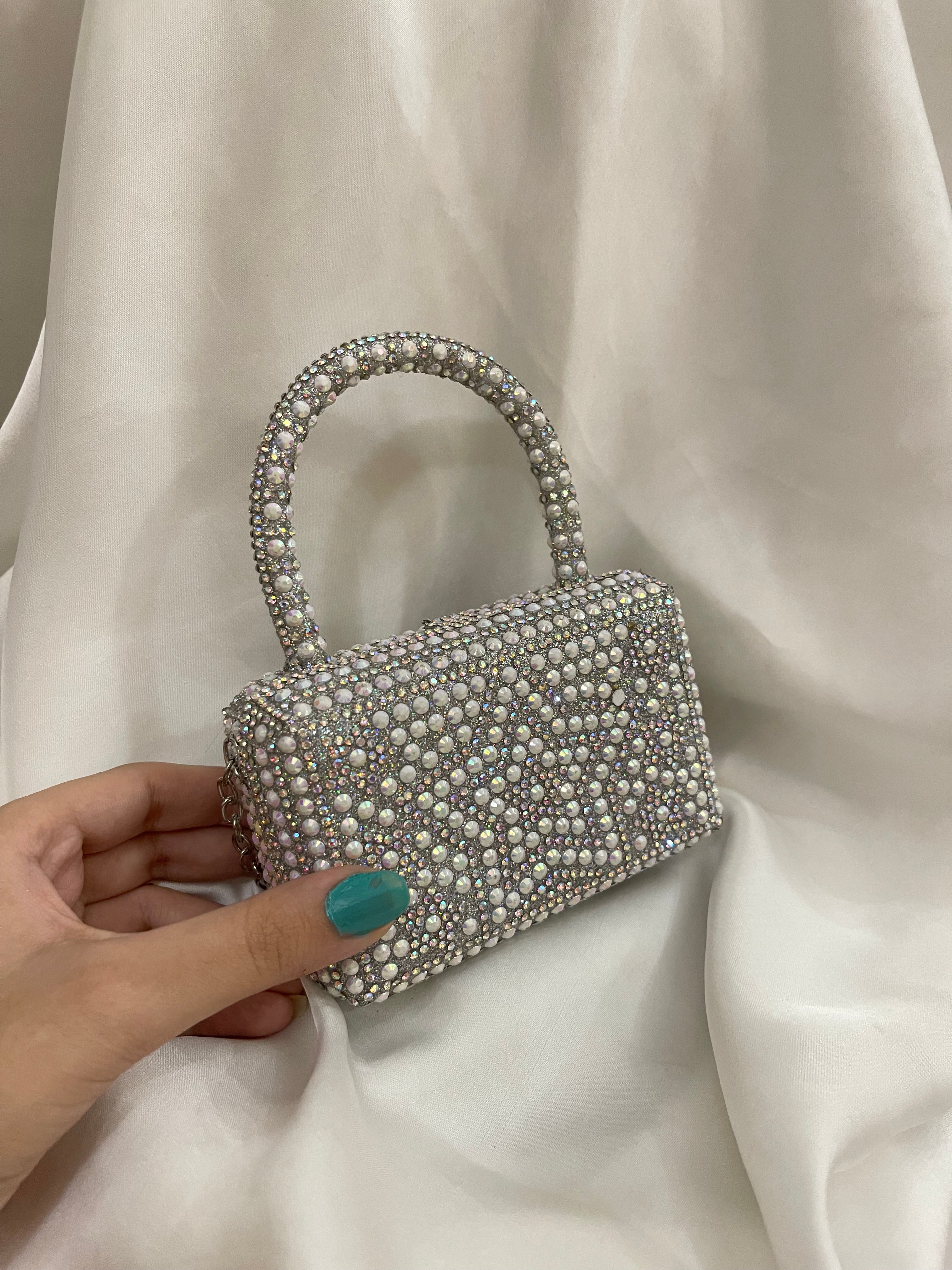 Mini silver bag