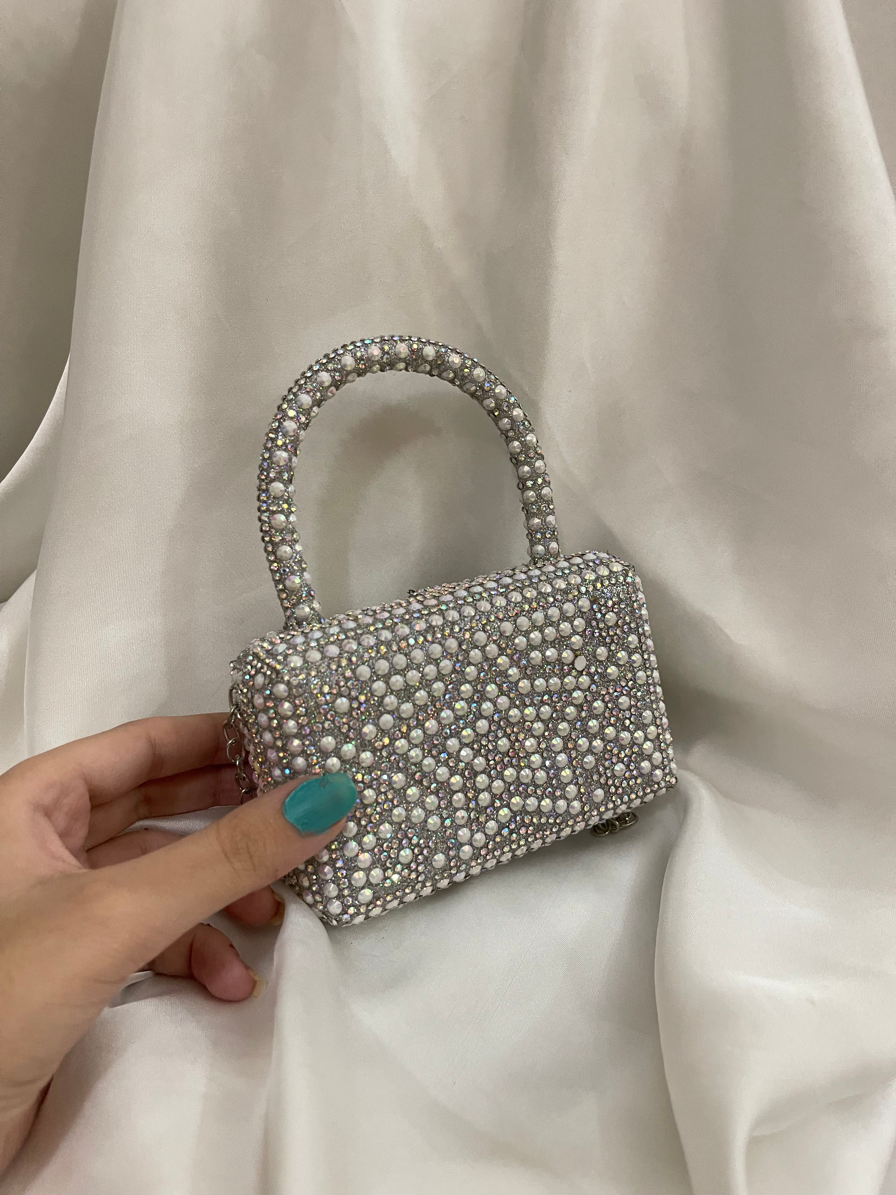 Mini silver bag