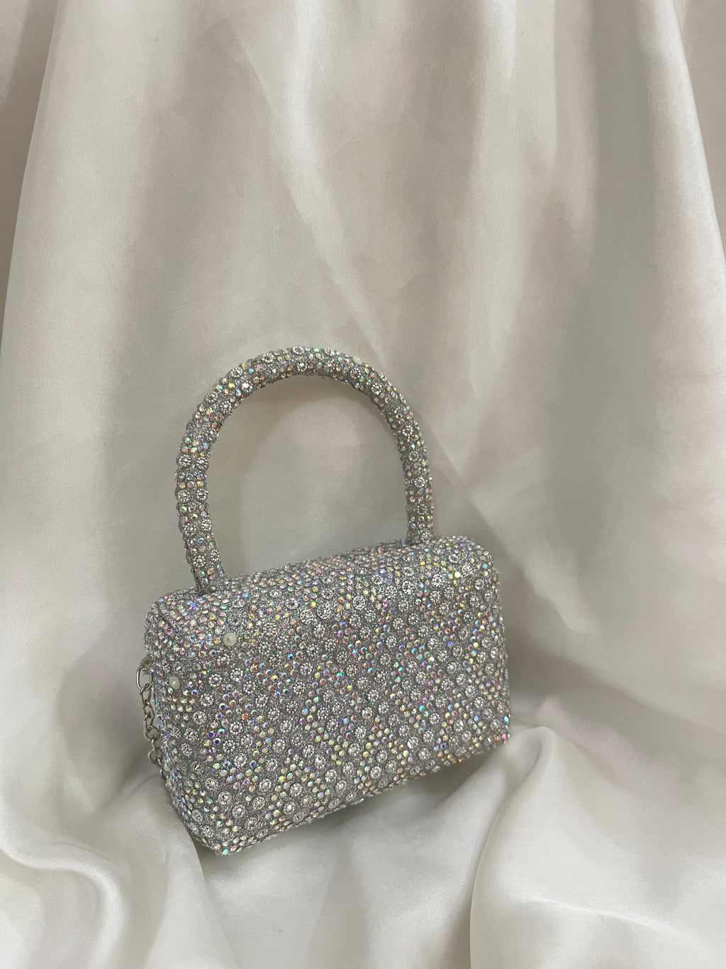 Mini silver bag