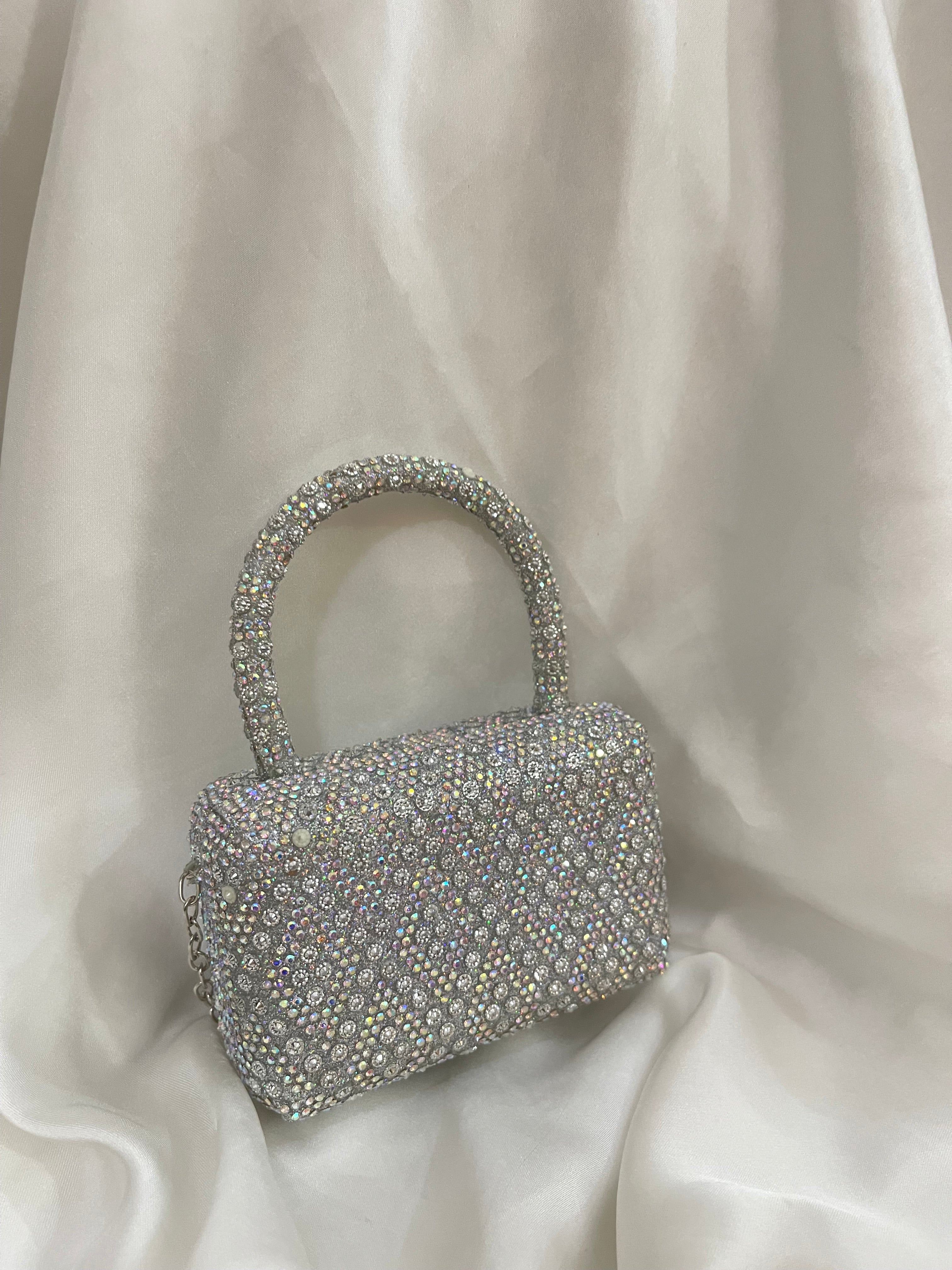 Mini silver bag