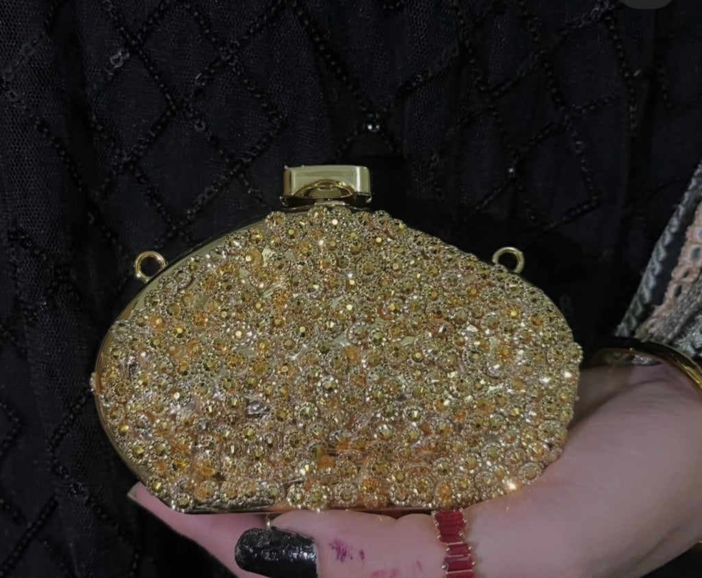 Golden mini bag