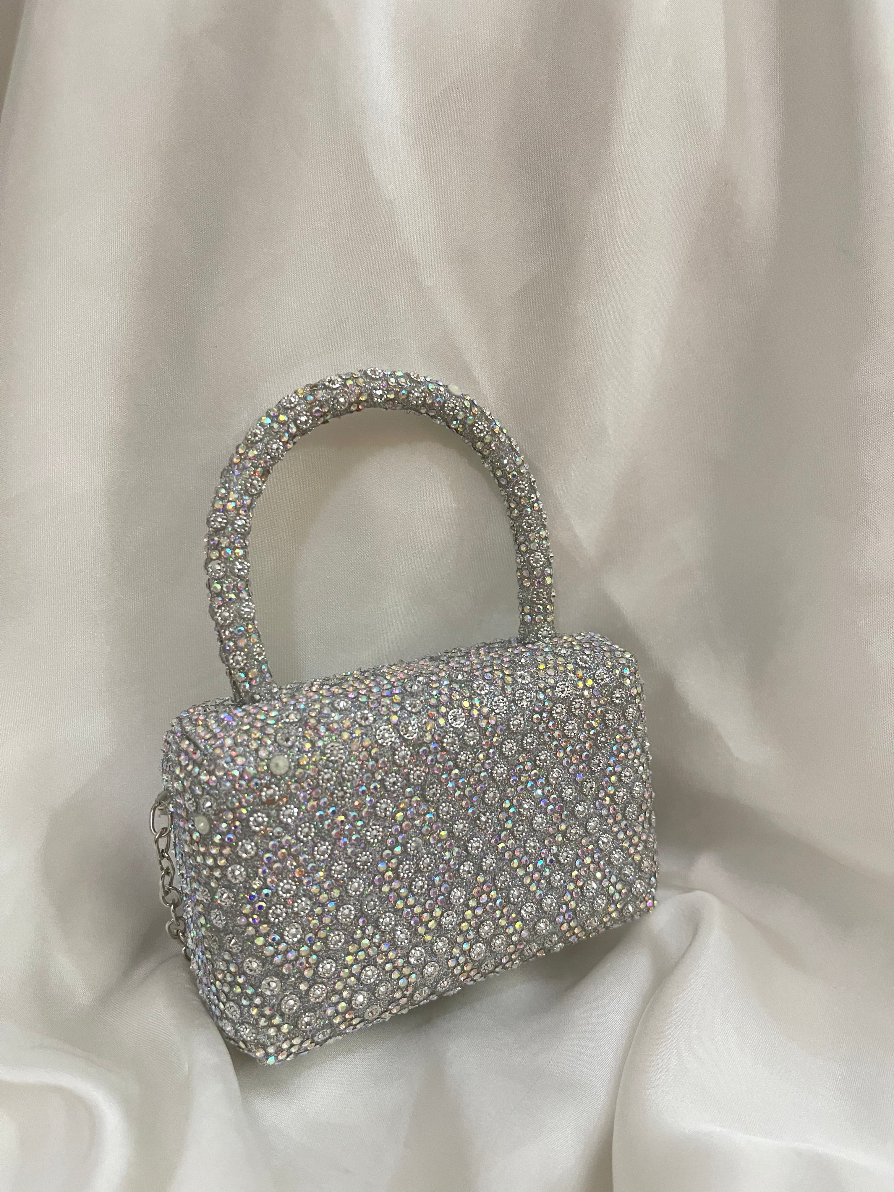 Mini silver bag