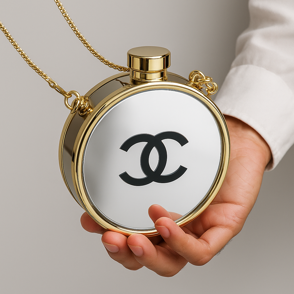 Double sided mirror- mini bag