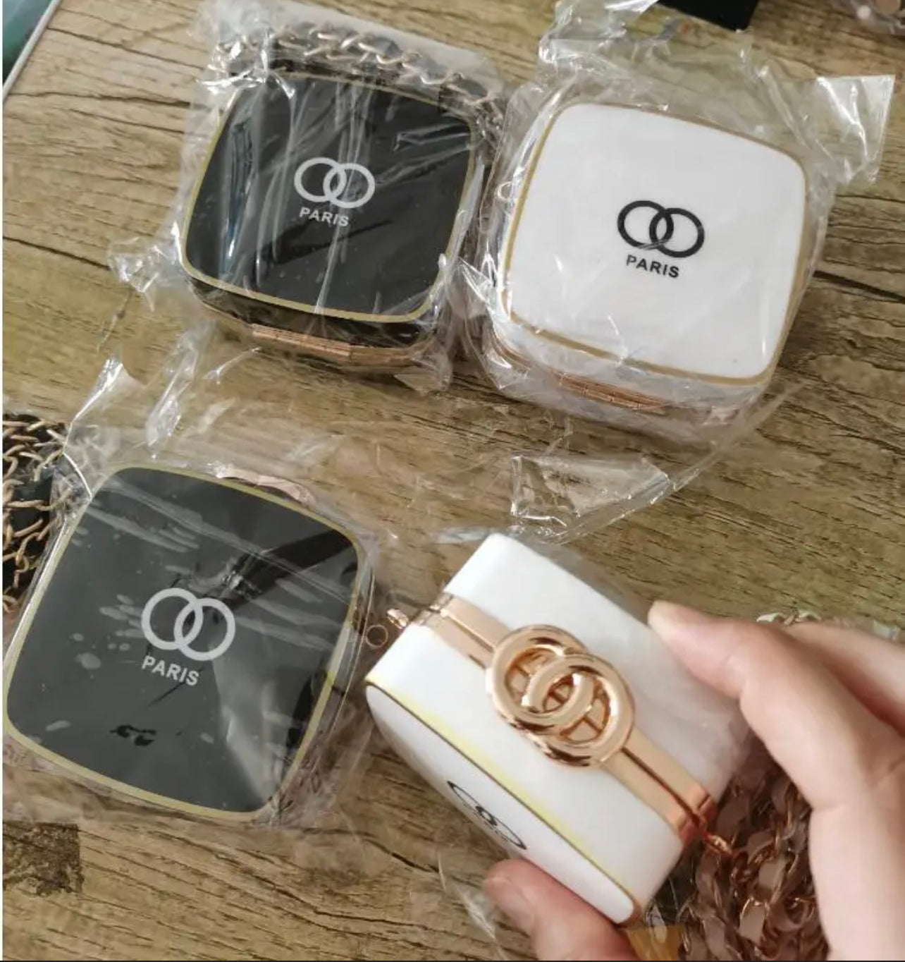 Mini Paris Clutch (Black)