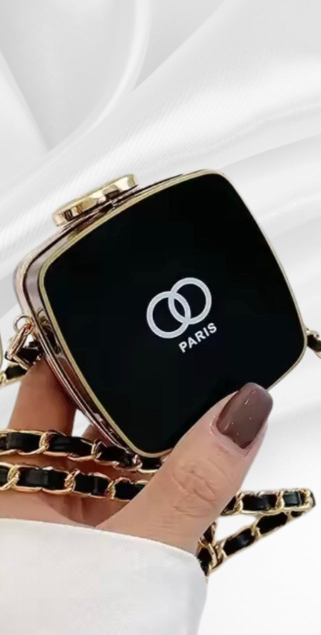 Mini Paris Clutch (Black)