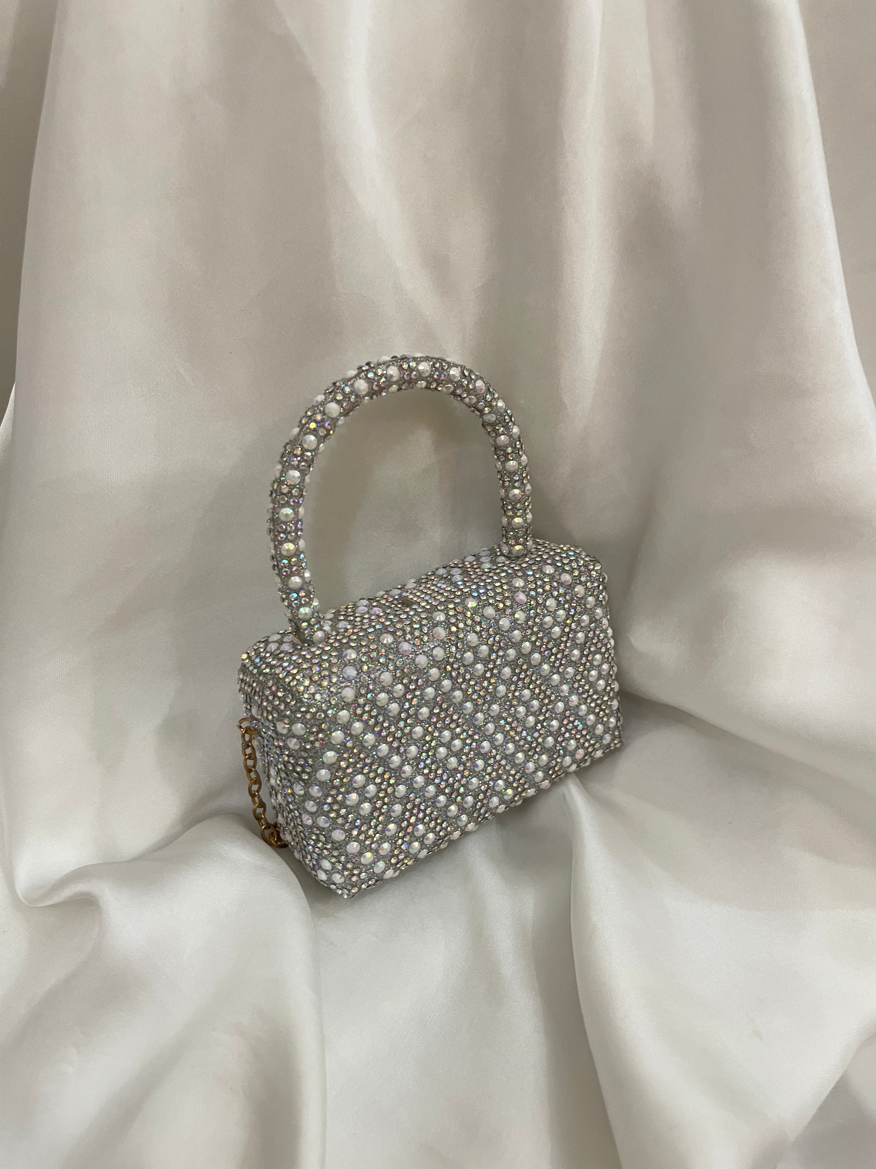 Mini silver bag