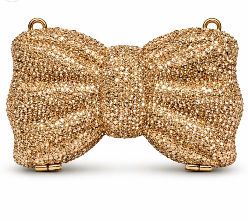 Swaroski bow clutch