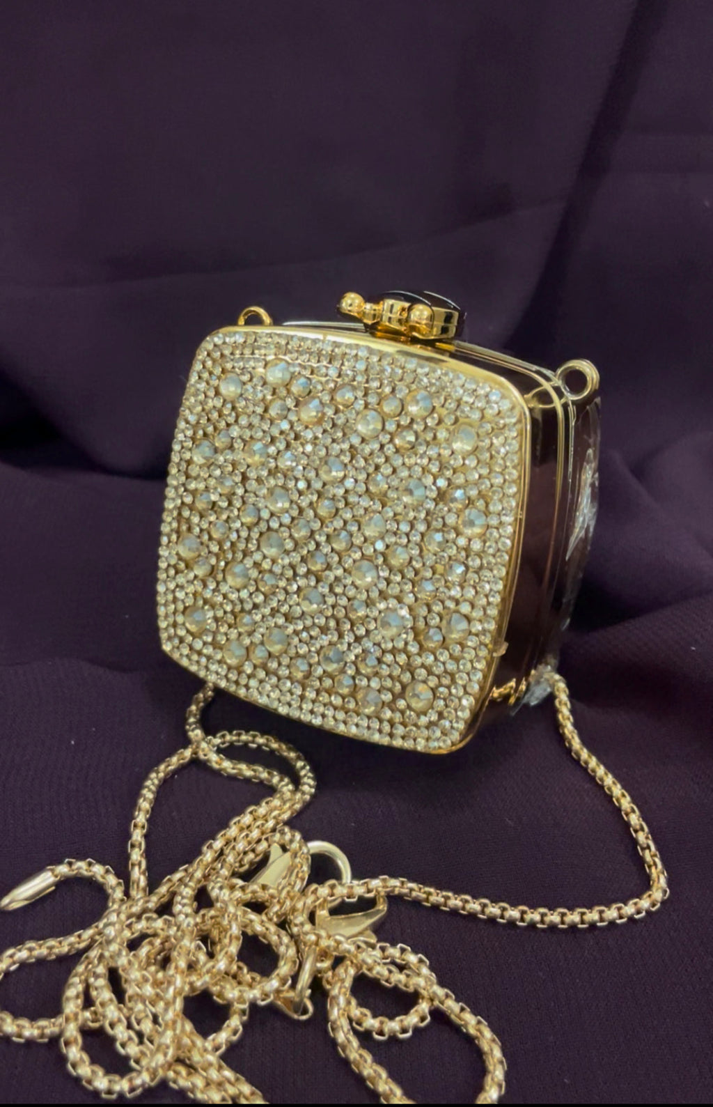 stone mini square bag