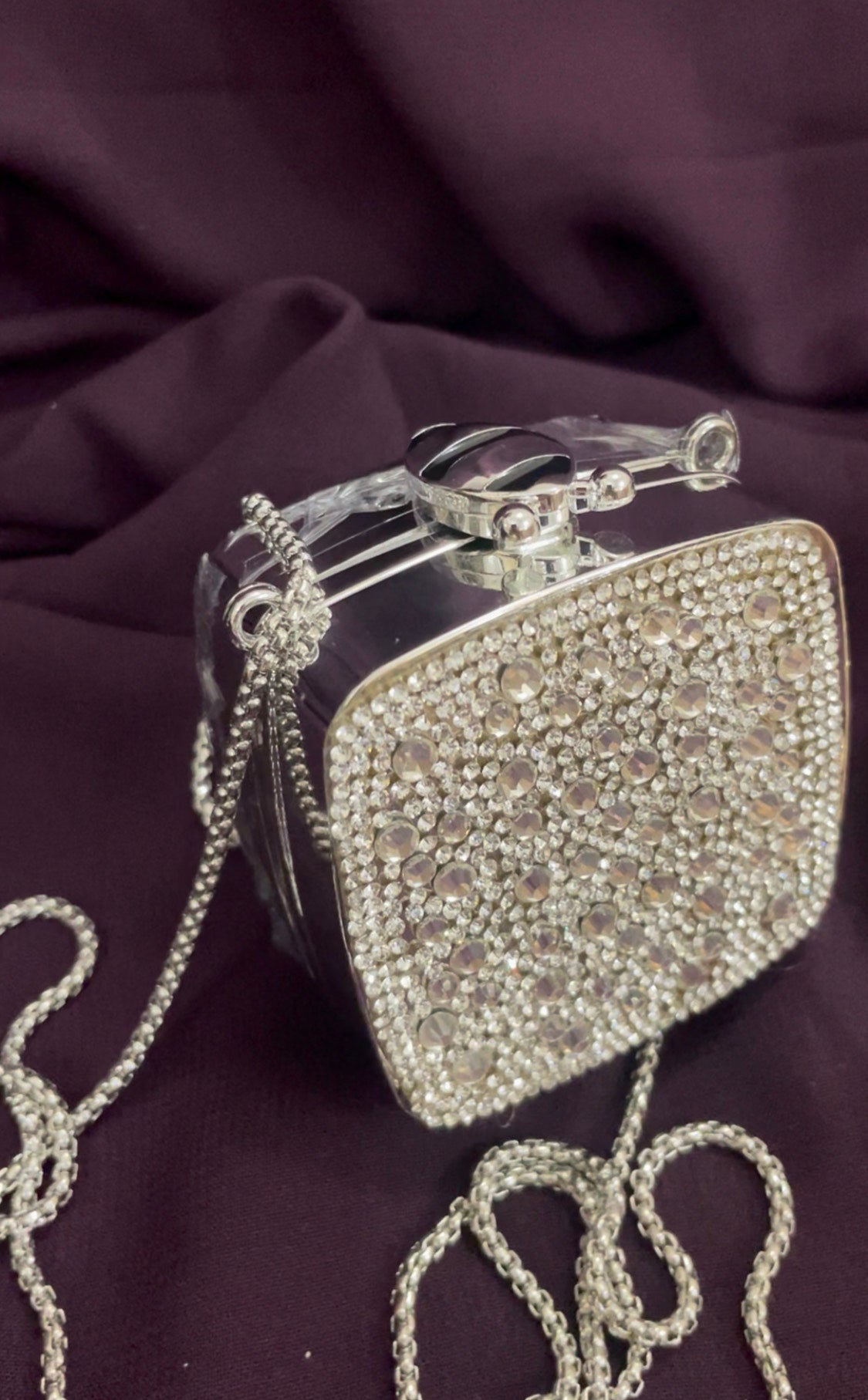 stone mini square bag