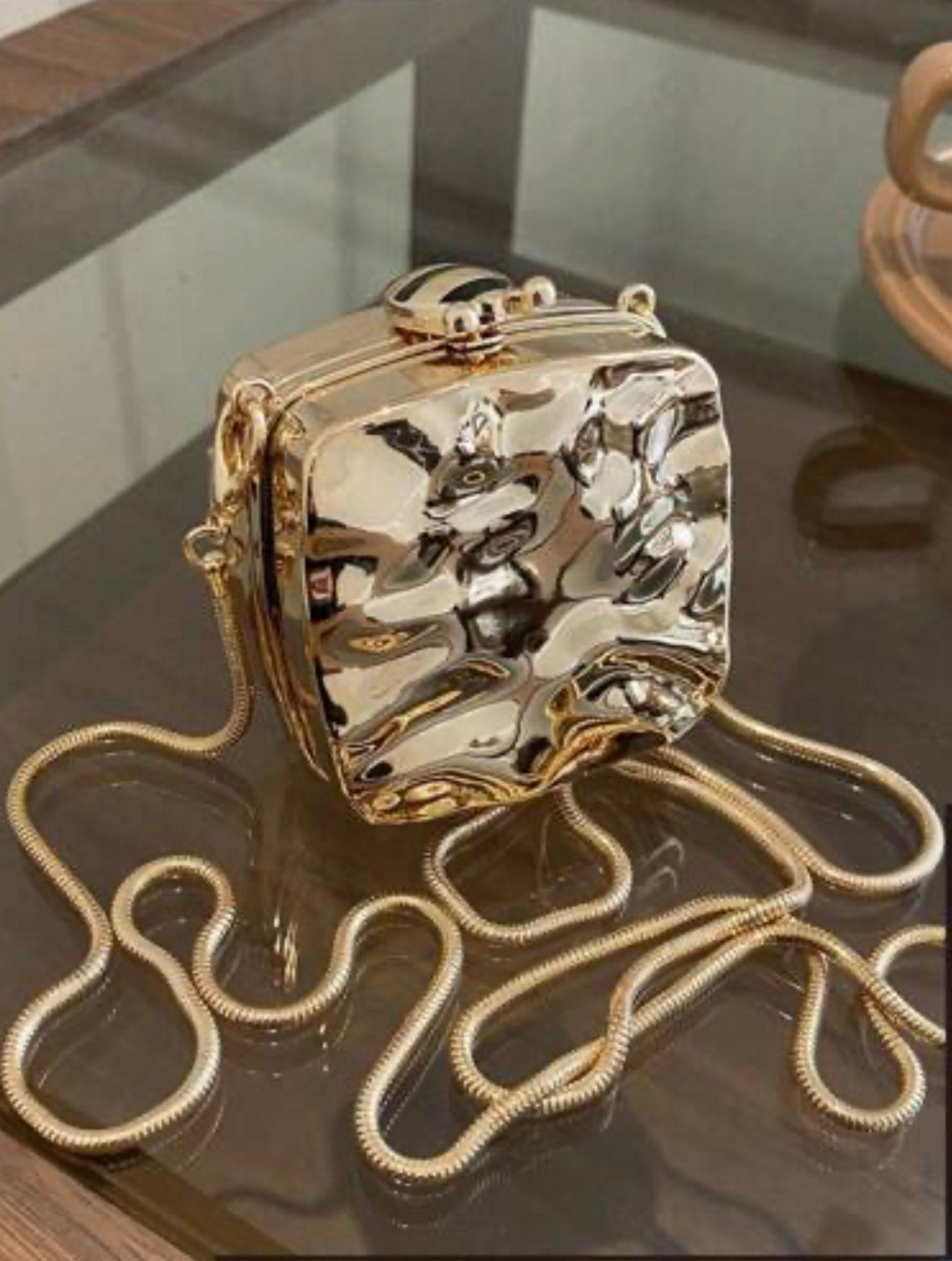 Mini acrylic with metallic finish