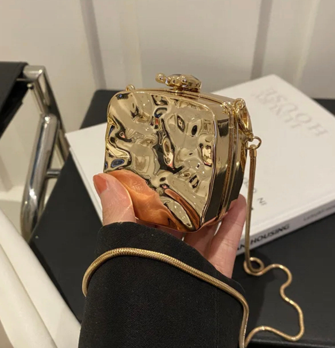 Mini acrylic with metallic finish